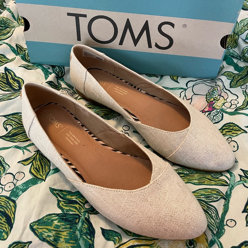 TOMS jutti neat flats